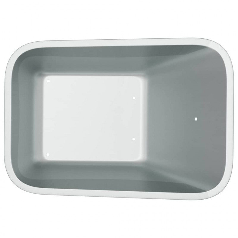 Zastąpienie tacy widlaka Srebrny 88 x 60 x 32 cm Stal