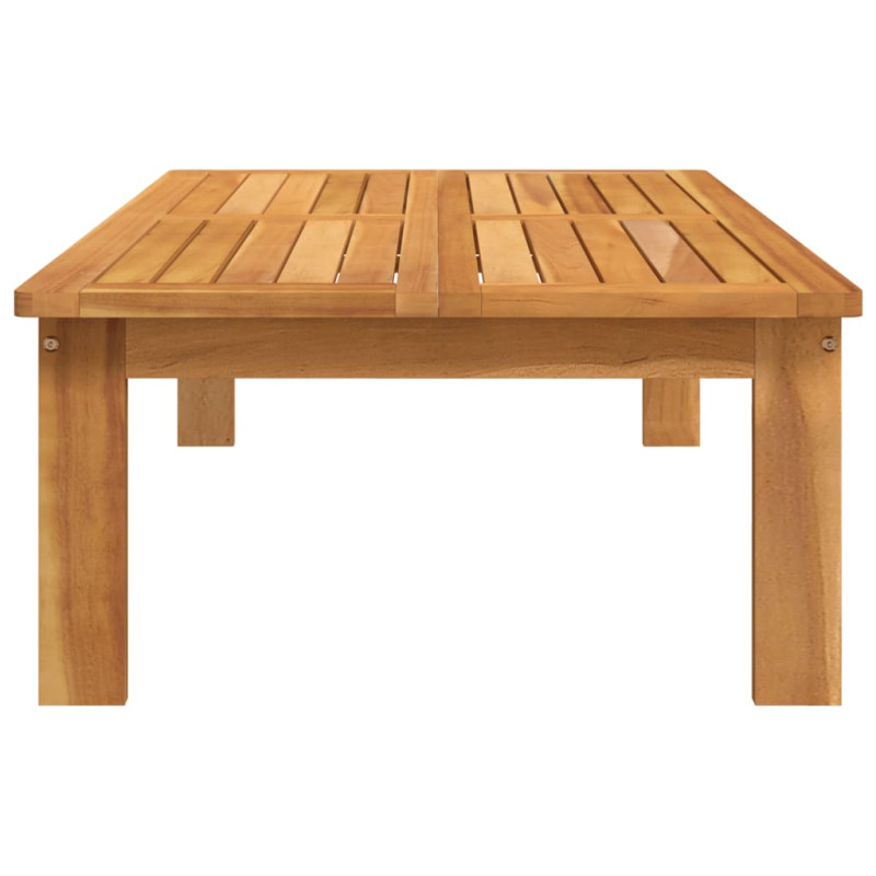 Stolik ogrodowy, 100x60x30 cm, lite drewno akacjowe