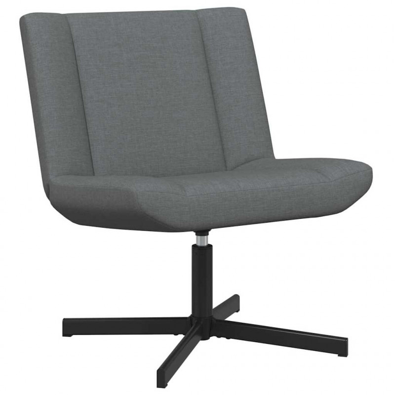 Fotel obrotowy Ciemnoszary 63 x 75 x 76 cm tkanina