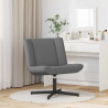 Fotel obrotowy Ciemnoszary 63 x 75 x 76 cm tkanina