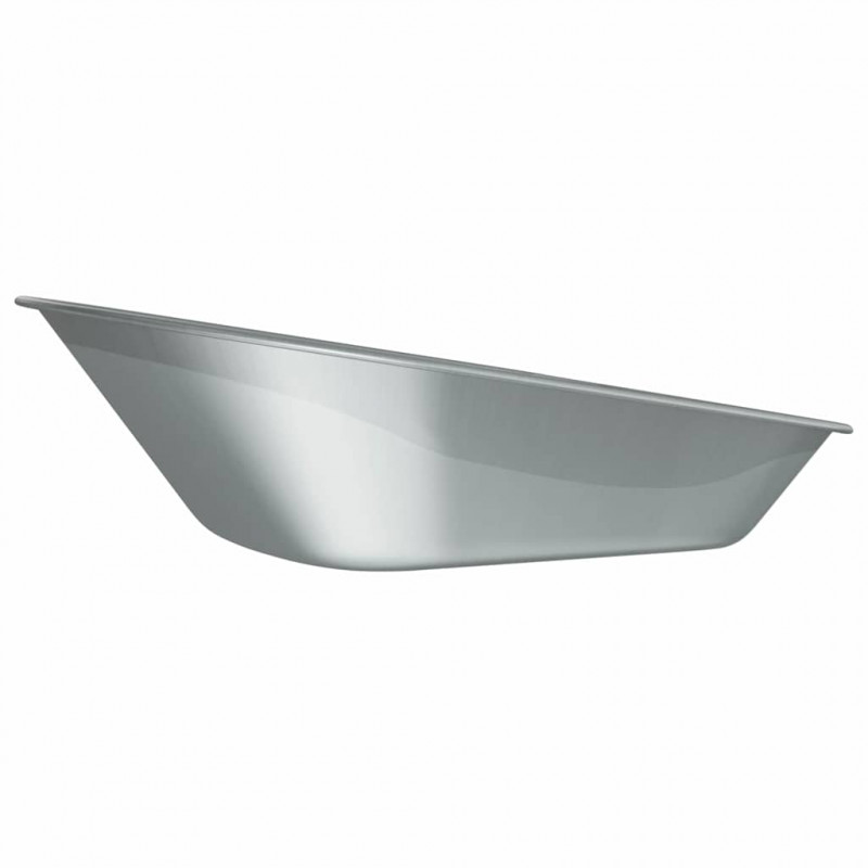 Zastąpienie tacy widlaka Srebrny 90 x 63 x 28 cm Stal