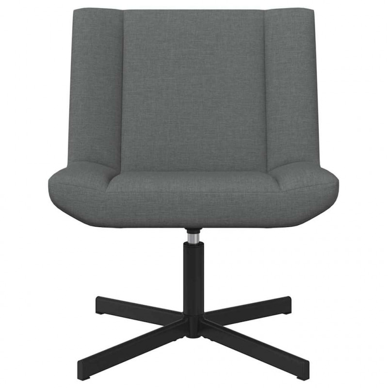 Fotel obrotowy Ciemnoszary 63 x 75 x 76 cm tkanina