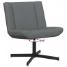 Fotel obrotowy Ciemnoszary 63 x 75 x 76 cm tkanina