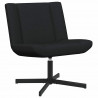 Fotel obrotowy Czarny 63 x 75 x 76 cm tkanina