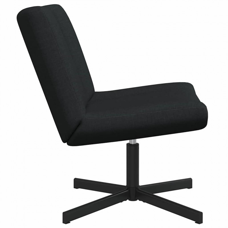 Fotel obrotowy Czarny 63 x 75 x 76 cm tkanina