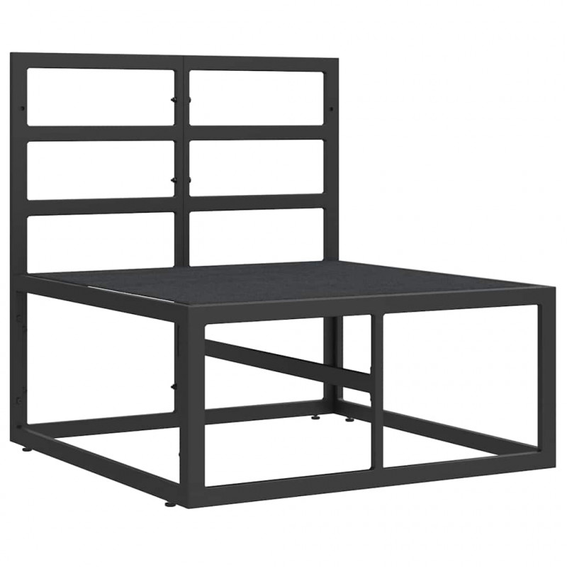 Meble Ogrodowe Czarny i antracyt 70 x 71,5 x 71 cm Metal