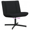 Fotel obrotowy Czarny 63 x 75 x 76 cm tkanina