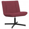 Fotel obrotowy Czerwone wino 63 x 75 x 76 cm tkanina