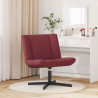 Fotel obrotowy Czerwone wino 63 x 75 x 76 cm tkanina