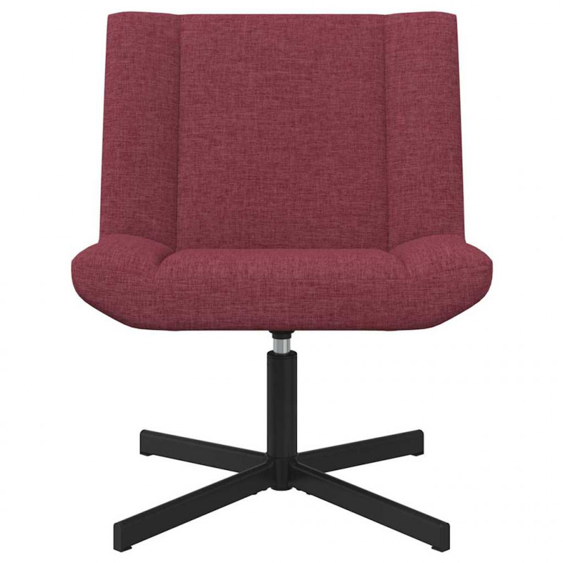 Fotel obrotowy Czerwone wino 63 x 75 x 76 cm tkanina
