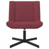 Fotel obrotowy Czerwone wino 63 x 75 x 76 cm tkanina
