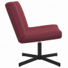 Fotel obrotowy Czerwone wino 63 x 75 x 76 cm tkanina