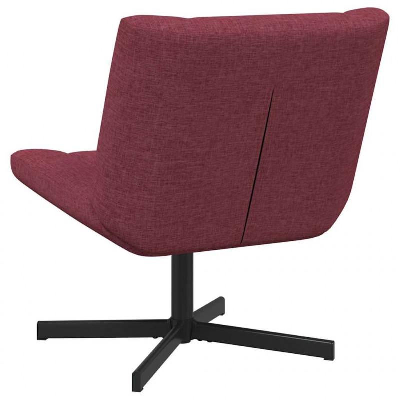 Fotel obrotowy Czerwone wino 63 x 75 x 76 cm tkanina