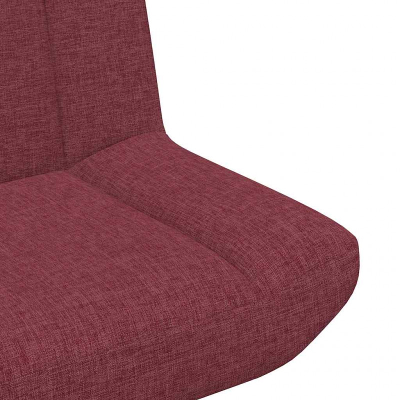 Fotel obrotowy Czerwone wino 63 x 75 x 76 cm tkanina