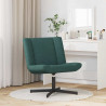 Fotel obrotowy Ciemna zieleń 63 x 75 x 76 cm tkanina