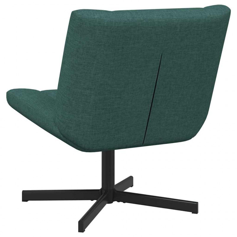 Fotel obrotowy Ciemna zieleń 63 x 75 x 76 cm tkanina