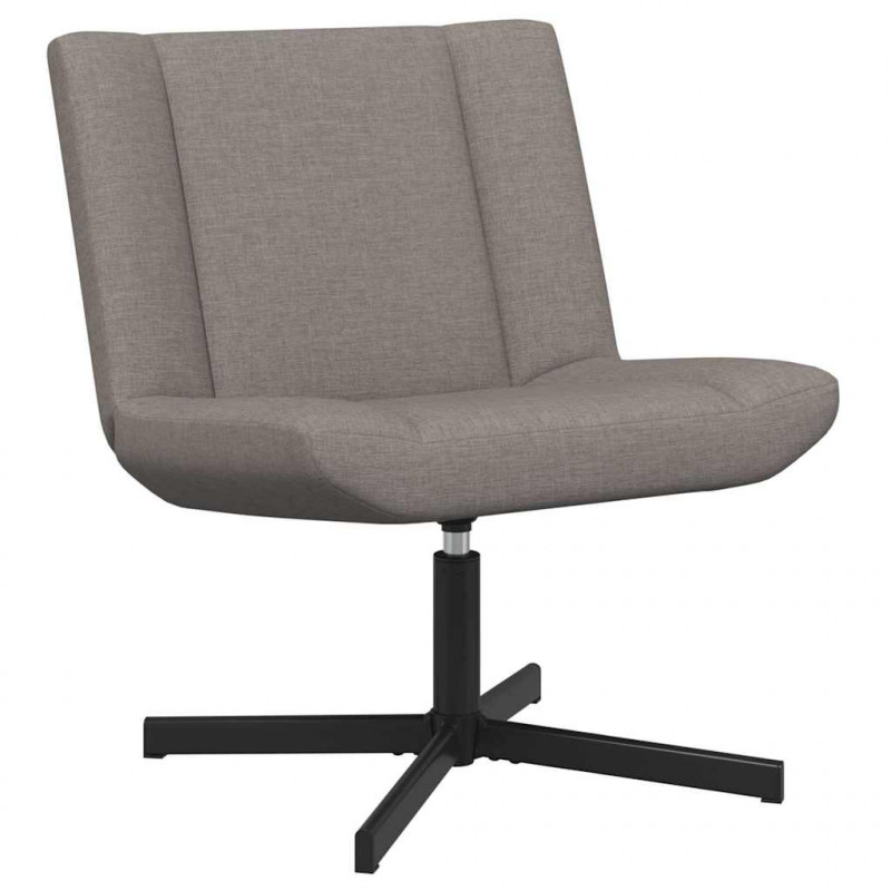 Fotel obrotowy Ciemnoszary 63 x 75 x 76 cm tkanina