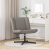Fotel obrotowy Ciemnoszary 63 x 75 x 76 cm tkanina