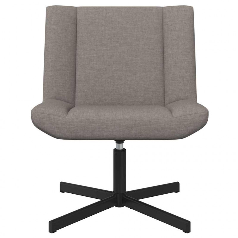 Fotel obrotowy Ciemnoszary 63 x 75 x 76 cm tkanina