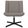 Fotel obrotowy Ciemnoszary 63 x 75 x 76 cm tkanina