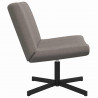 Fotel obrotowy Ciemnoszary 63 x 75 x 76 cm tkanina