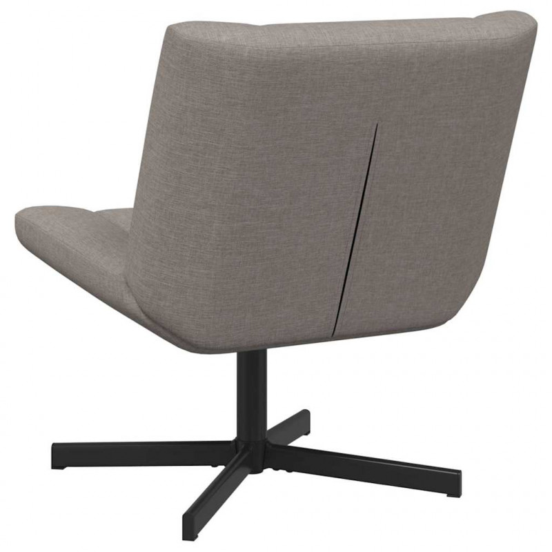 Fotel obrotowy Ciemnoszary 63 x 75 x 76 cm tkanina