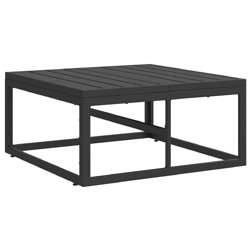 Meble Ogrodowe Czarny 70 x 70 x32 cm Metal