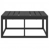 Meble Ogrodowe Czarny 70 x 70 x32 cm Metal
