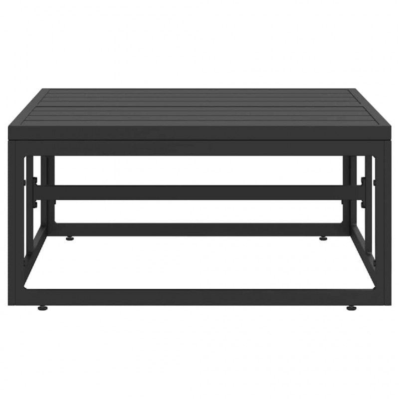 Meble Ogrodowe Czarny 70 x 70 x32 cm Metal