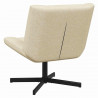 Fotel obrotowy Kremowy 63 x 75 x 76 cm tkanina