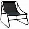 Meble ogrodowe z poduszką 2 pcs Czarny 60,5 x 81 x 71 cm