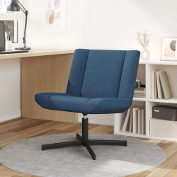 Fotel obrotowy Niebieski 63 x 75 x 76 cm tkanina