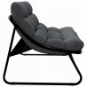 Meble ogrodowe Czarny 110 x 81 x 71 cm Stal malowana proszkowo