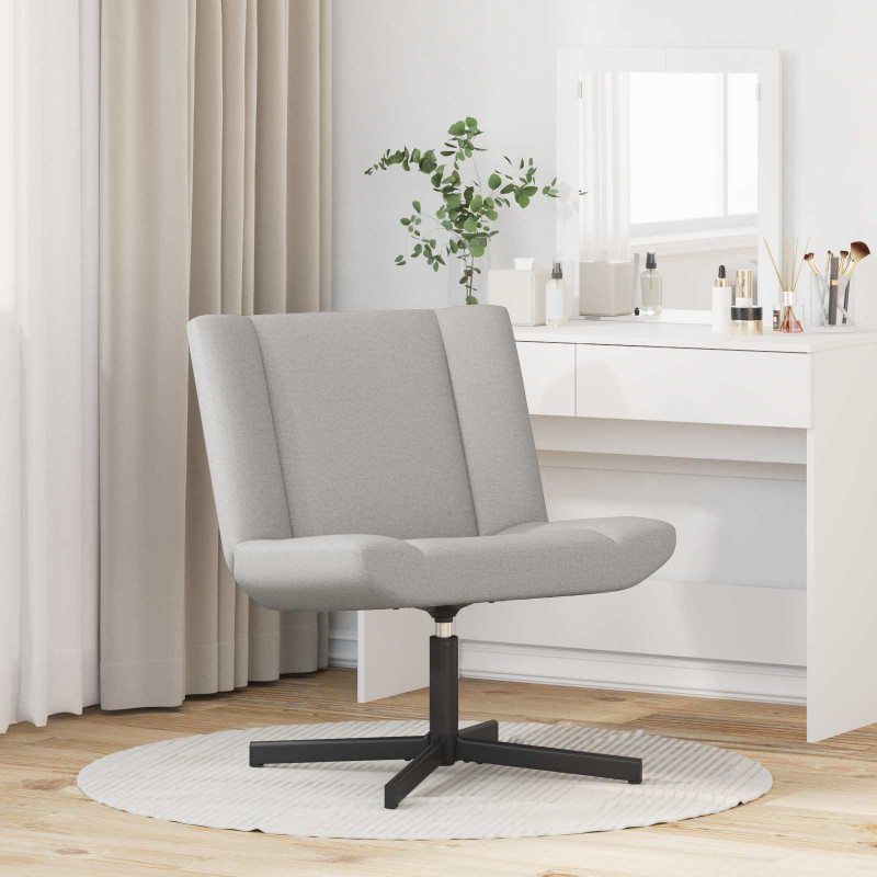 Fotel obrotowy Szary chmur 63 x 75 x 76 cm tkanina