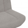 Fotel obrotowy Jasnoszary 63 x 75 x 76 cm Owczy Skór