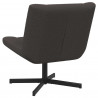 Fotel obrotowy Ciemnoszary 63 x 75 x 76 cm Owczy Skór