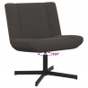 Fotel obrotowy Ciemnoszary 63 x 75 x 76 cm Owczy Skór