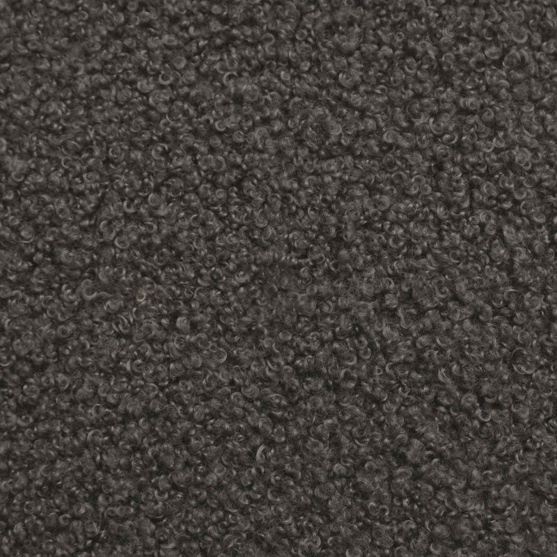 Fotel obrotowy Ciemnoszary 63 x 75 x 76 cm Owczy Skór