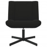 Fotel obrotowy Czarny 63 x 75 x 76 cm Owczy Skór