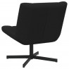 Fotel obrotowy Czarny 63 x 75 x 76 cm Owczy Skór