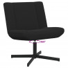 Fotel obrotowy Czarny 63 x 75 x 76 cm Owczy Skór