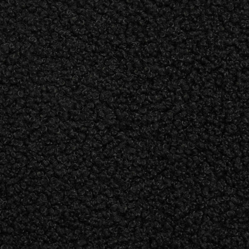 Fotel obrotowy Czarny 63 x 75 x 76 cm Owczy Skór