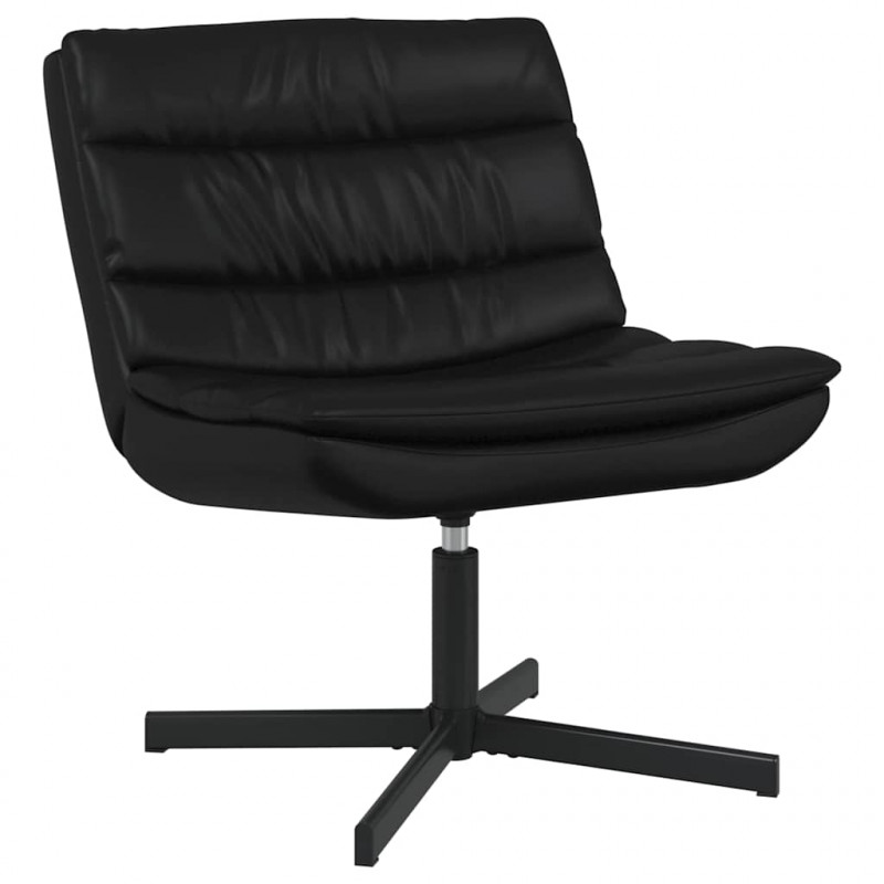 Fotel obrotowy Czarny 63 x 75 x 76 cm PU