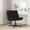 Fotel obrotowy Czarny 63 x 75 x 76 cm PU