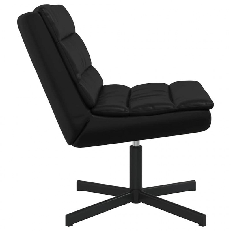 Fotel obrotowy Czarny 63 x 75 x 76 cm PU