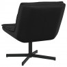 Fotel obrotowy Czarny 63 x 75 x 76 cm PU