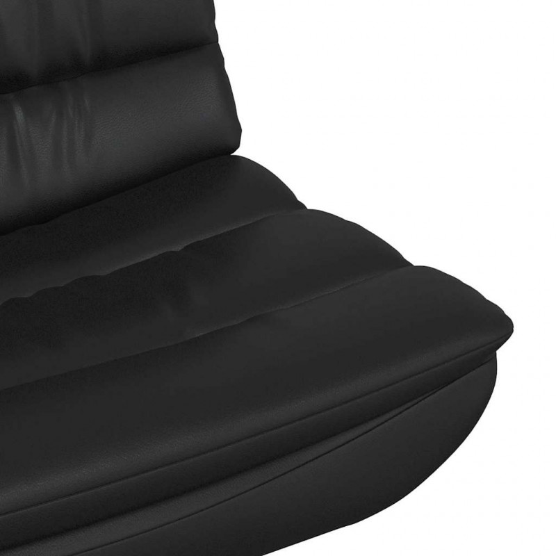 Fotel obrotowy Czarny 63 x 75 x 76 cm PU