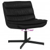 Fotel obrotowy Czarny 63 x 75 x 76 cm PU