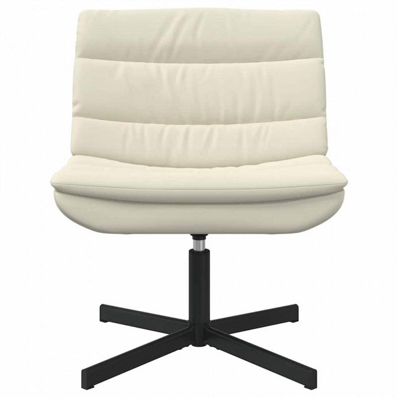 Fotel obrotowy Kremowy 63 x 75 x 76 cm PU