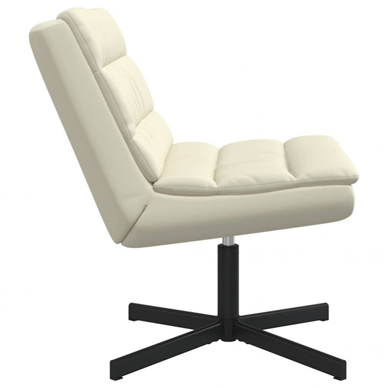 Fotel obrotowy Kremowy 63 x 75 x 76 cm PU